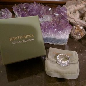 Sold!  Judith Ripka baguette ring